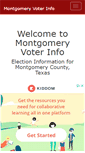 Mobile Screenshot of montgomeryvoterinfo.com